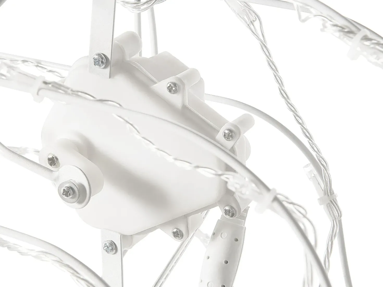 Decorazione per esterni LED MIKKELI Renna animata 76/47/52 cm Bianco