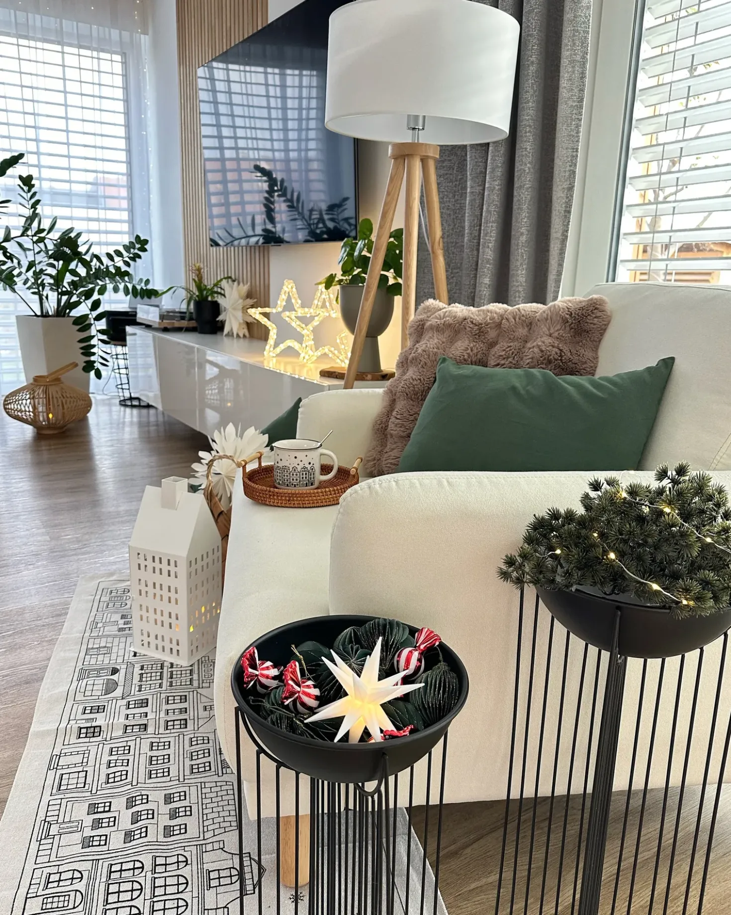 Decorazione per esterni LED SIMO Stella 31 cm Bianco