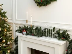 Decorazione per esterni LED KEMI Regali di Natale 25 cm Bianco