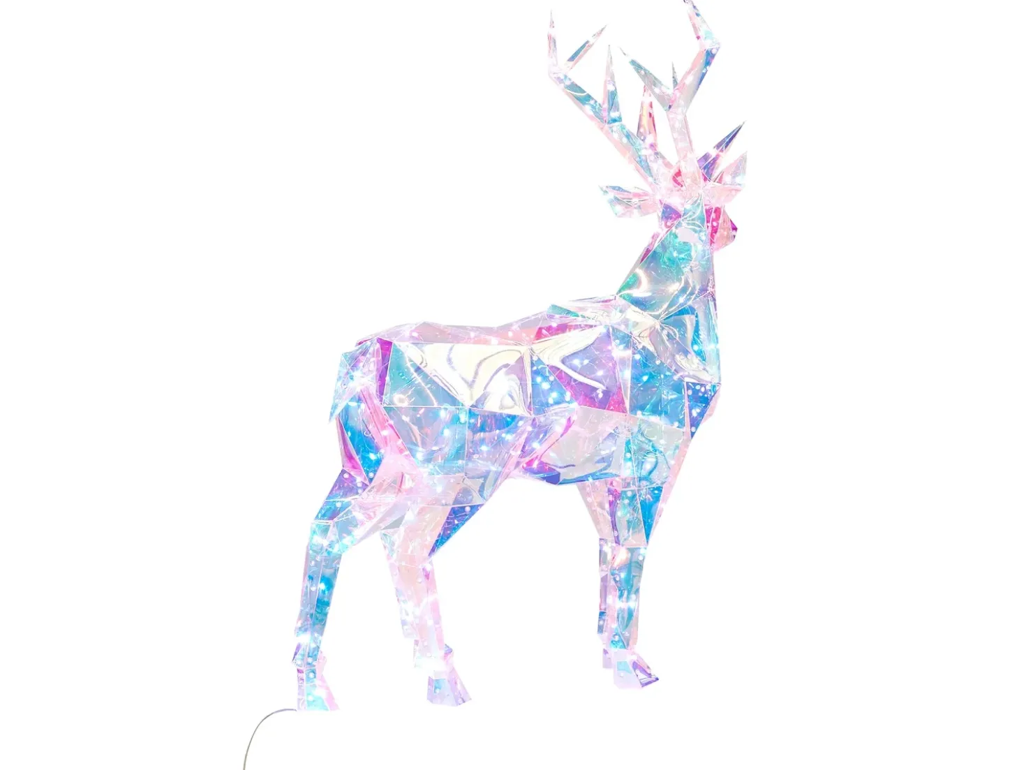 Decorazione per esterni Smart LED con App POLARIS Renna 90 cm Multicolore