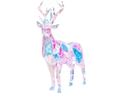 Decorazione per esterni Smart LED con App POLARIS Renna 90 cm Multicolore