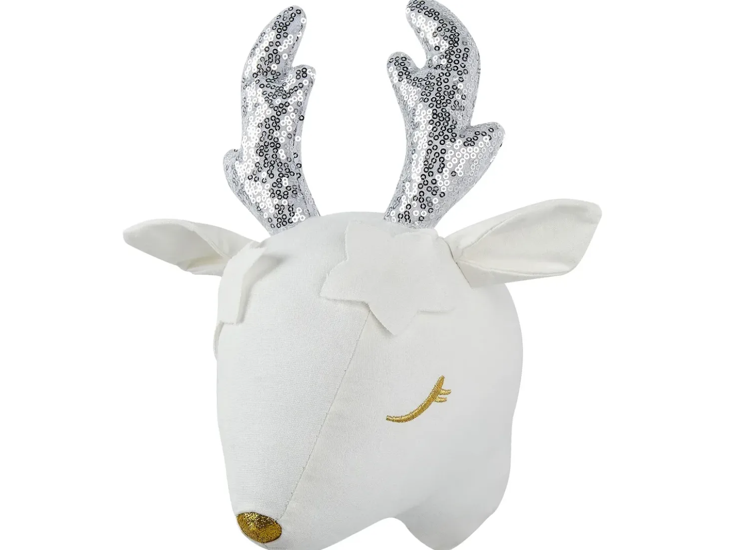 Decorazioni da Parete Cameretta Capriolo SUZY Cotone 29 cm Bianco