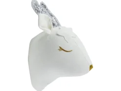 Decorazioni da Parete Cameretta Capriolo SUZY Cotone 29 cm Bianco