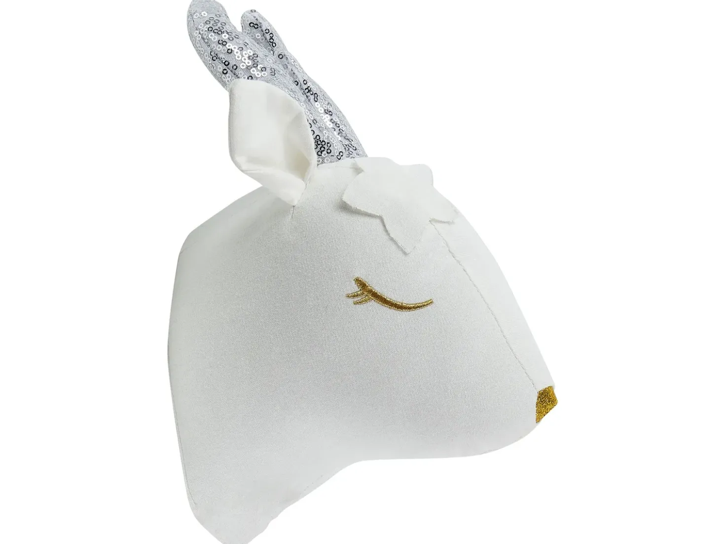 Decorazioni da Parete Cameretta Capriolo SUZY Cotone 29 cm Bianco