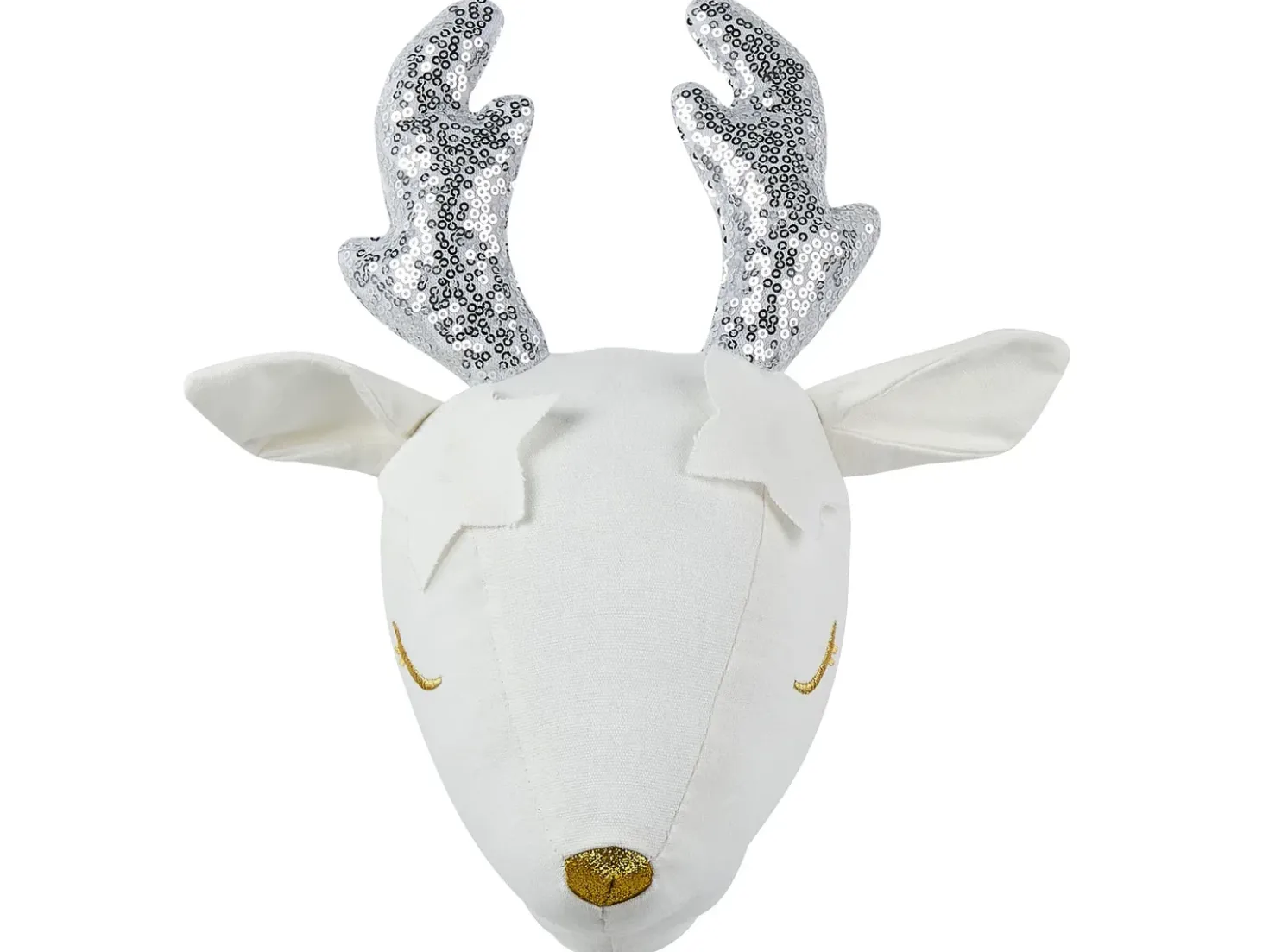 Decorazioni da Parete Cameretta Capriolo SUZY Cotone 29 cm Bianco