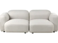 Divano 3 posti AFOSS Tessuto Beige chiaro