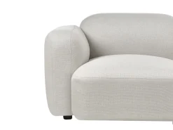Divano 3 posti AFOSS Tessuto Beige chiaro