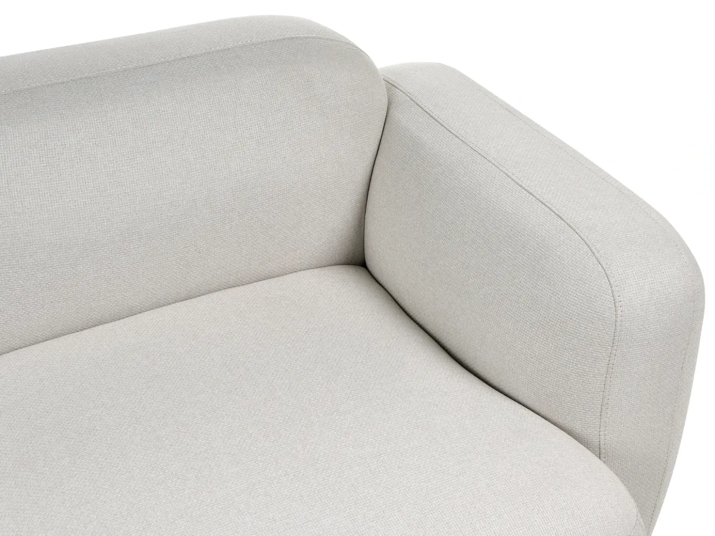 Divano 3 posti AFOSS Tessuto Beige chiaro