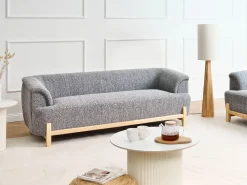 Divano 3 posti ALNOR Tessuto Grigio scuro