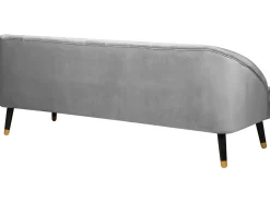 Divano 3 posti ALSVAG Velluto Grigio chiaro