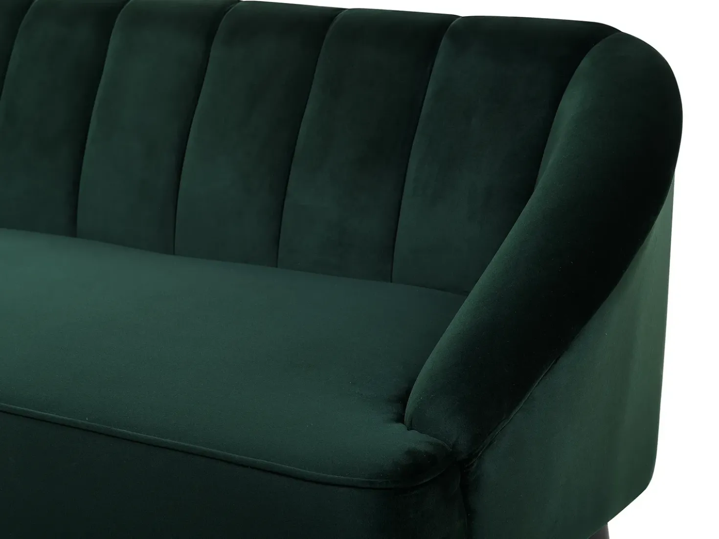 Divano 3 posti ALSVAG Velluto Verde smeraldo