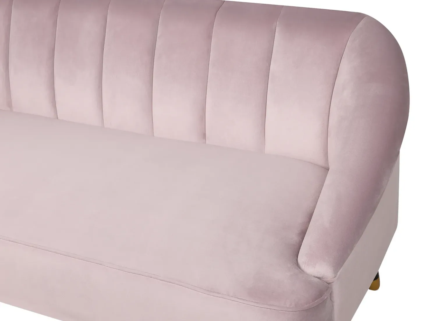 Divano 3 posti ALSVAG Velluto Rosa