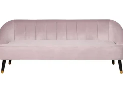 Divano 3 posti ALSVAG Velluto Rosa