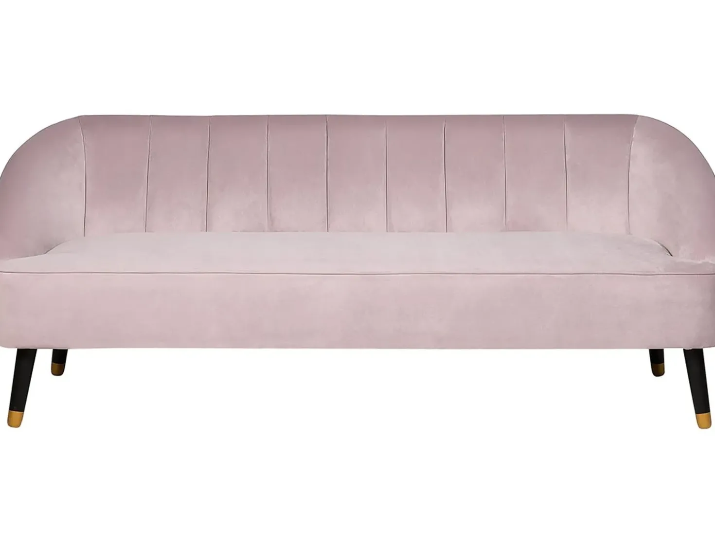Divano 3 posti ALSVAG Velluto Rosa