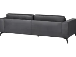 Divano 3 posti ANGE Pelle sintetica Nero