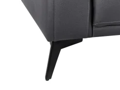 Divano 3 posti ANGE Pelle sintetica Nero