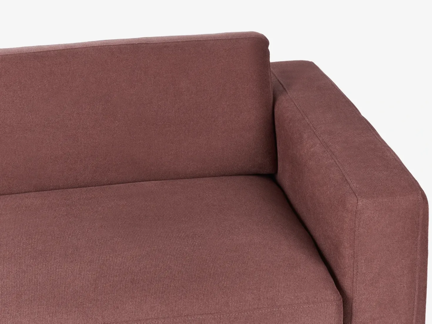 Divano 3 posti ANGE Tessuto Bordeaux
