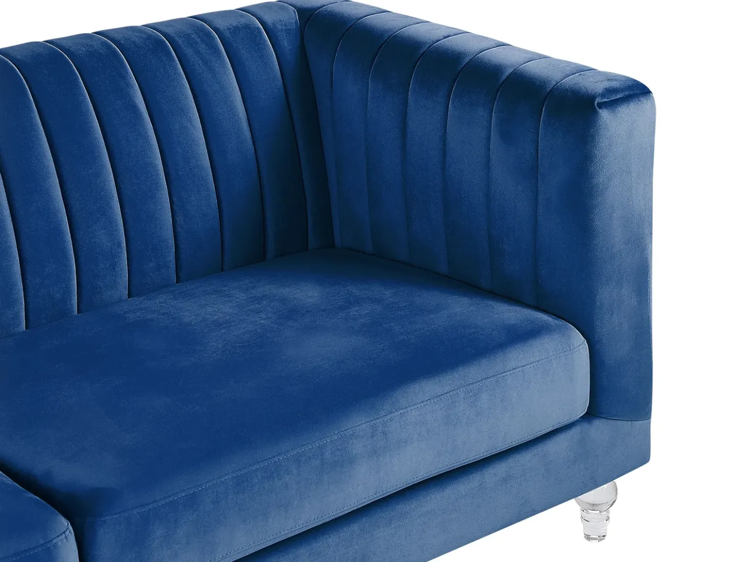 Divano 3 posti ARVIKA Velluto Blu marino