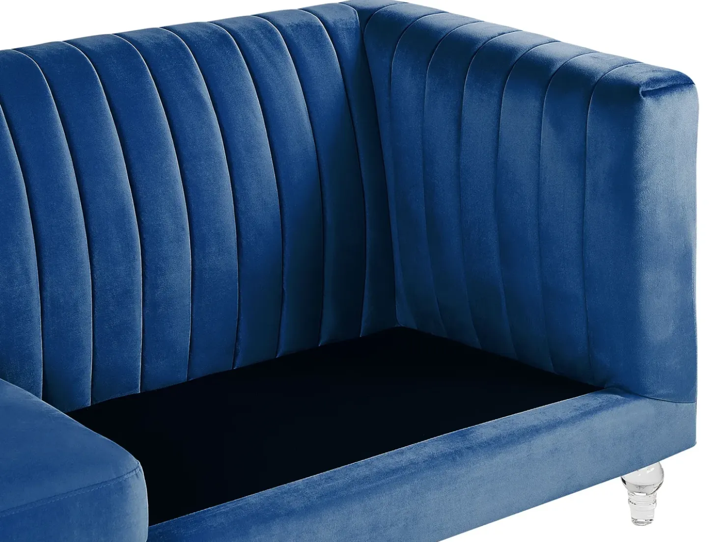 Divano 3 posti ARVIKA Velluto Blu marino