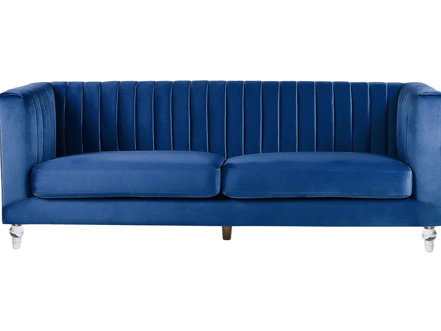 Divano 3 posti ARVIKA Velluto Blu marino