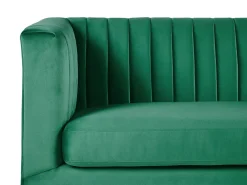 Divano 3 posti ARVIKA Velluto Verde
