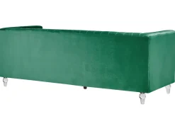 Divano 3 posti ARVIKA Velluto Verde