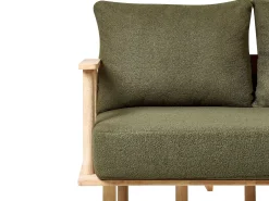 Divano 2 posti ASKER Bouclé Verde scuro