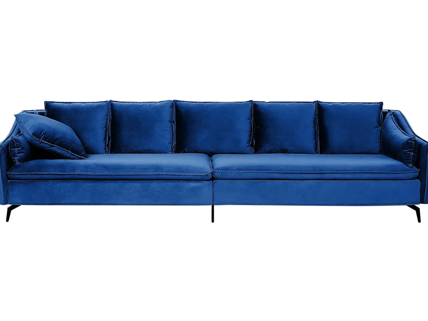 Divano 4 posti AURE Velluto Blu marino