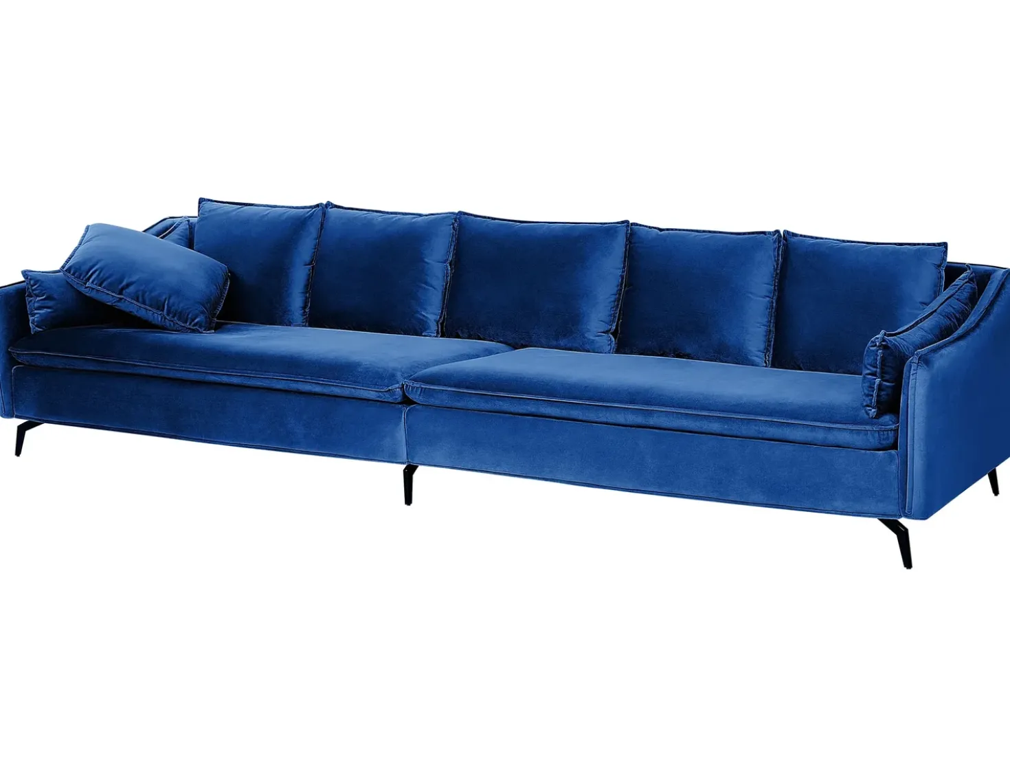 Divano 4 posti AURE Velluto Blu marino