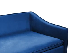 Divano 4 posti AURE Velluto Blu marino