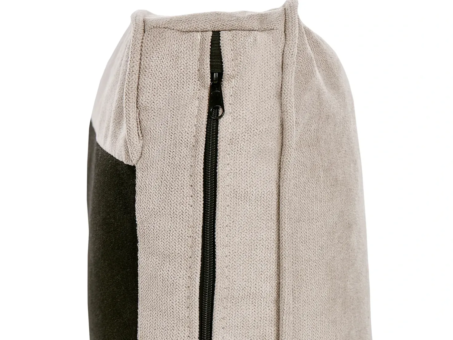 Divano 3 posti AVESTA Tessuto Beige con ottomana