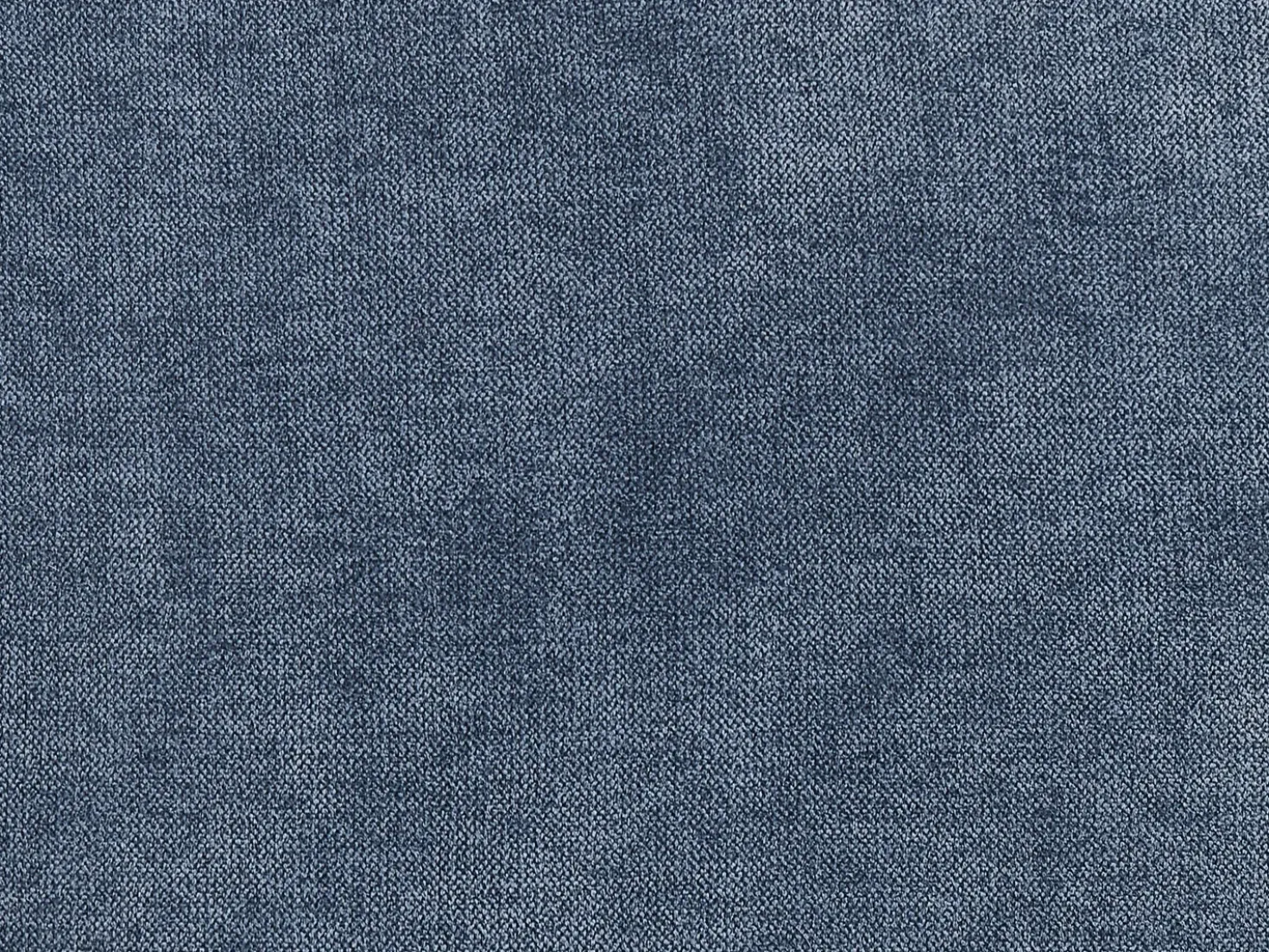 Divano 3 posti AVESTA Tessuto Blu scuro con ottomana