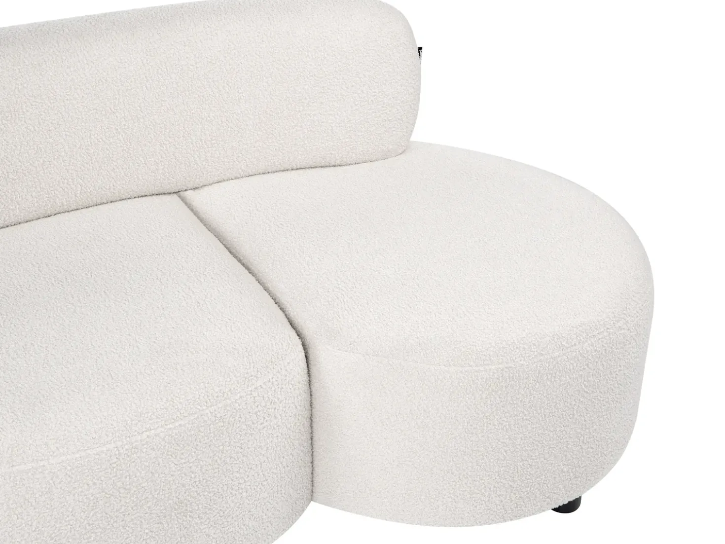Divano 3 posti BLAVAND Bouclé Bianco sporco
