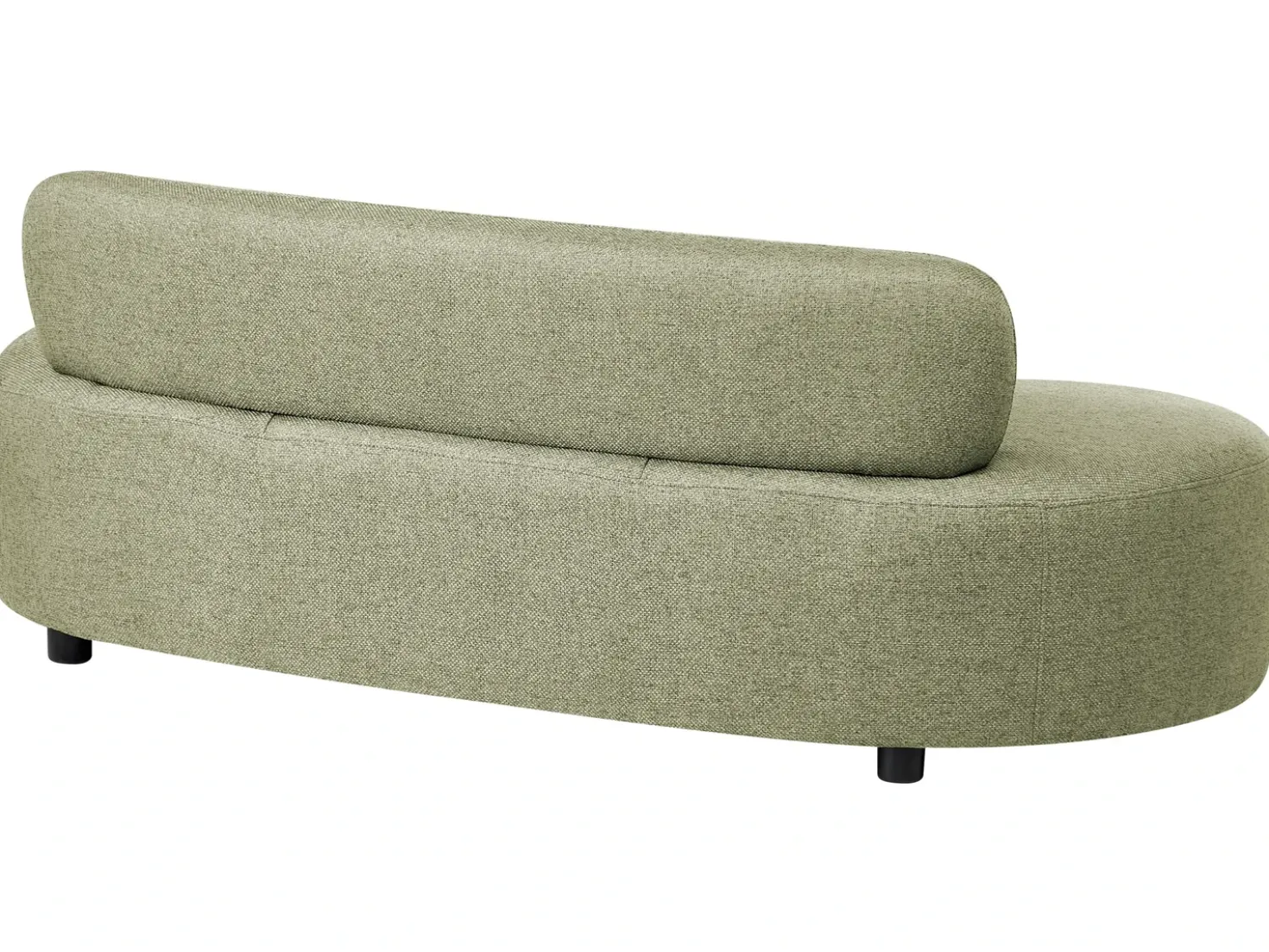 Divano 3 posti BLAVAND Tessuto Verde oliva