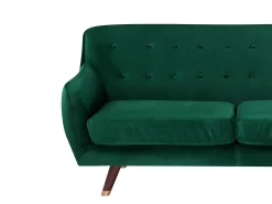 Divano 3 posti BODO Velluto Verde smeraldo