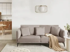 Divano 3 posti BODUM Velluto Beige