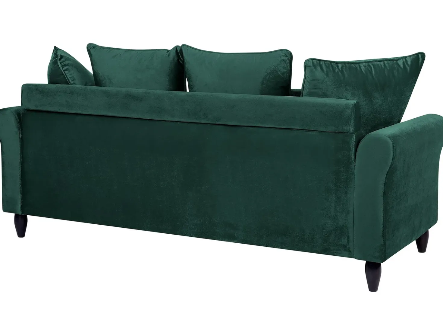 Divano 3 posti BORNHOLM Velluto Verde scuro