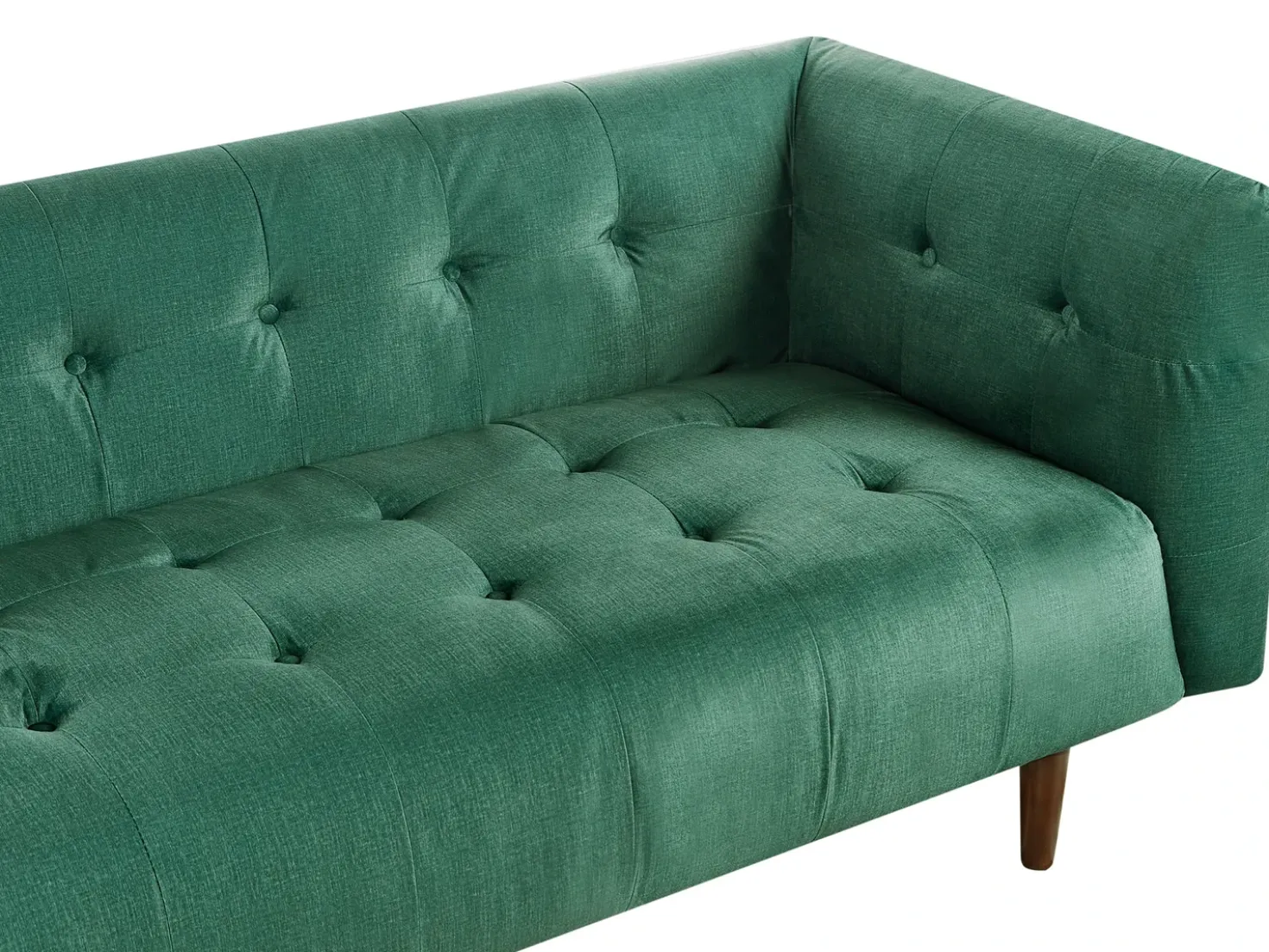 Divano 3 posti BYSKE Tessuto Verde