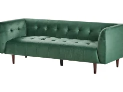 Divano 3 posti BYSKE Tessuto Verde