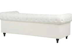 Divano 3 posti CHESTERFIELD Tessuto Bianco sporco