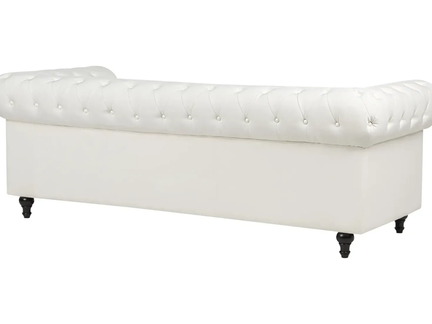 Divano 3 posti CHESTERFIELD Tessuto Bianco sporco