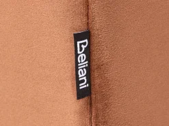 Divano 3 posti CHESTERFIELD Velluto Marrone dorato
