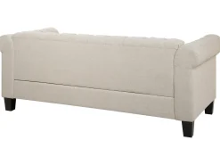 Divano 3 posti CHESTERFIELD Tessuto Beige