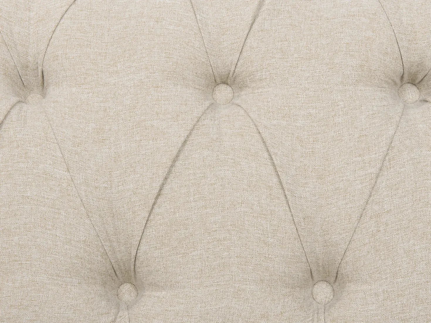 Divano 3 posti CHESTERFIELD Tessuto Beige