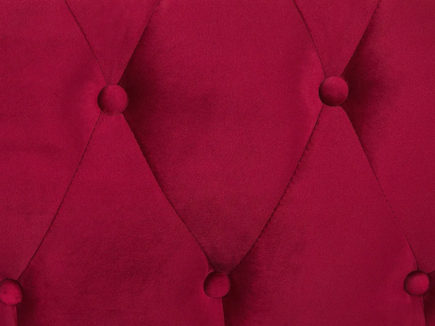 Divano 3 posti CHESTERFIELD Velluto Rosso scuro