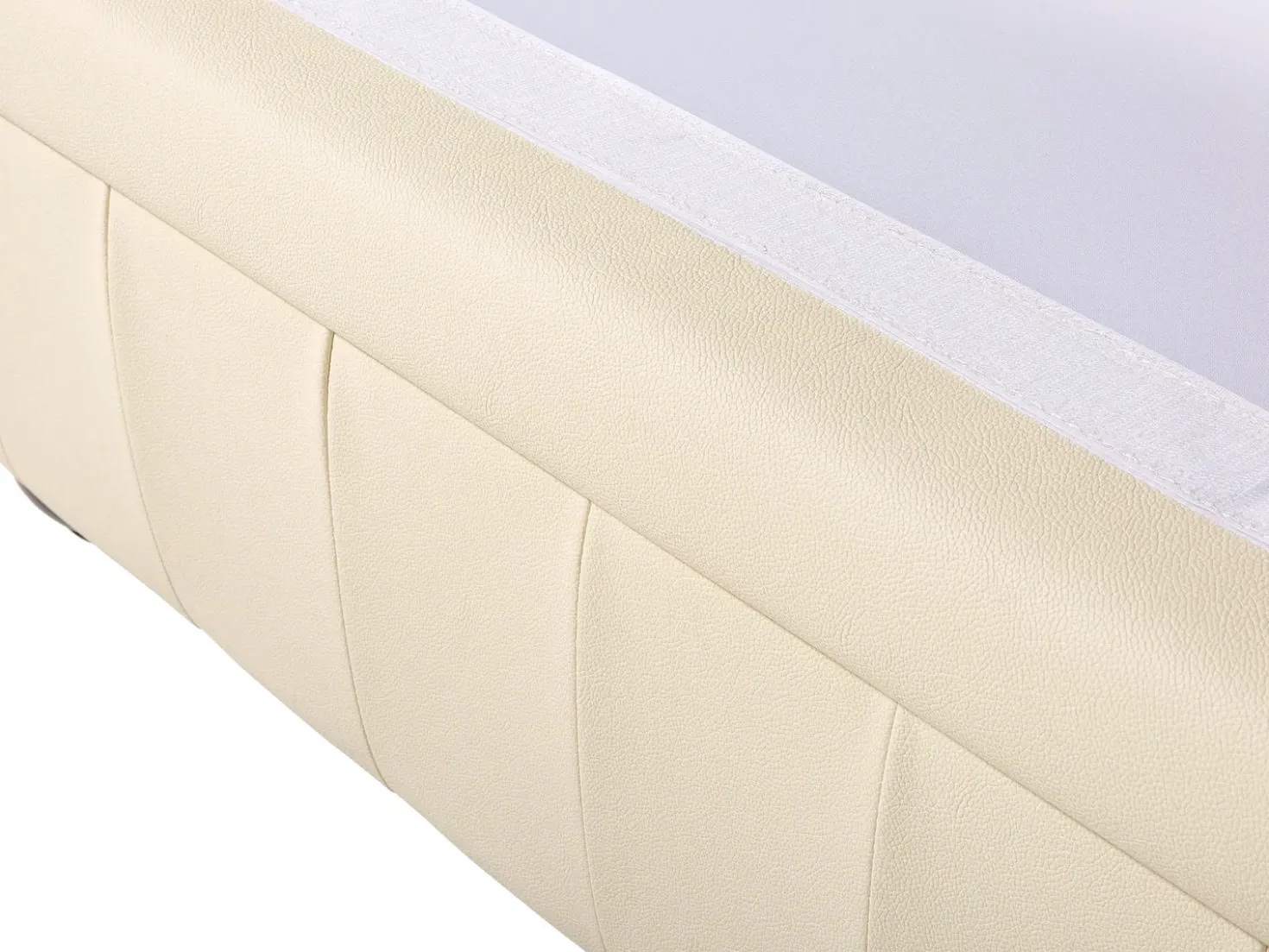 Divano 3 posti CHESTERFIELD Pelle naturale Beige chiaro
