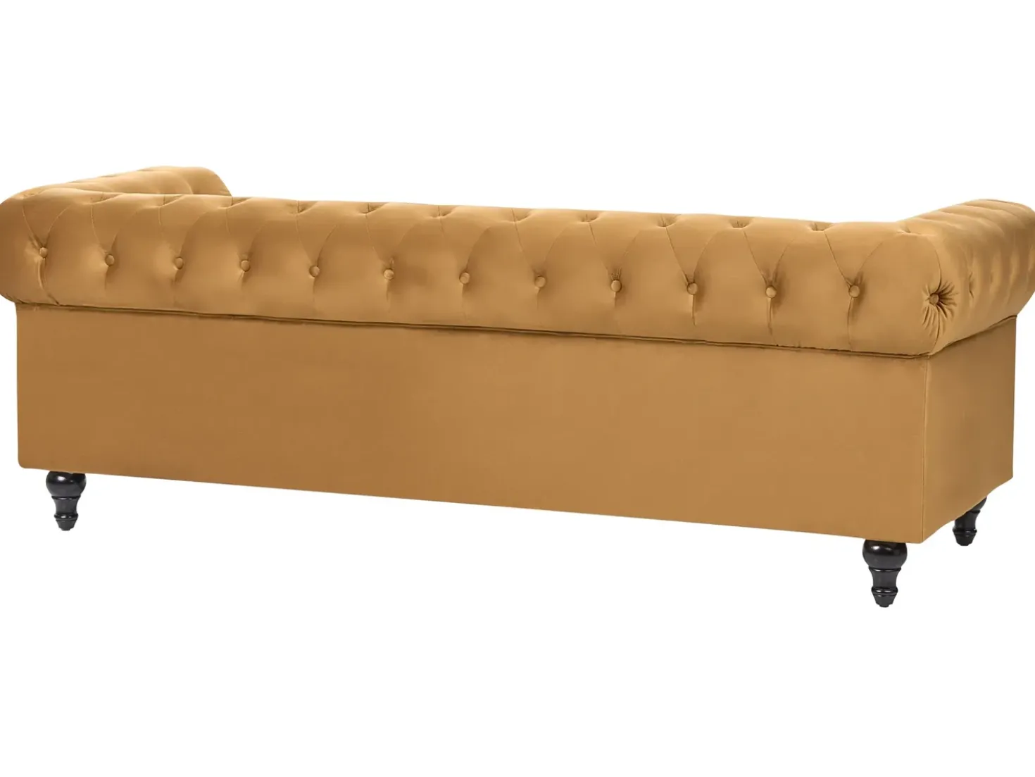 Divano 3 posti CHESTERFIELD Velluto Oro