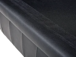 Divano 3 posti CHESTERFIELD Pelle naturale Nero