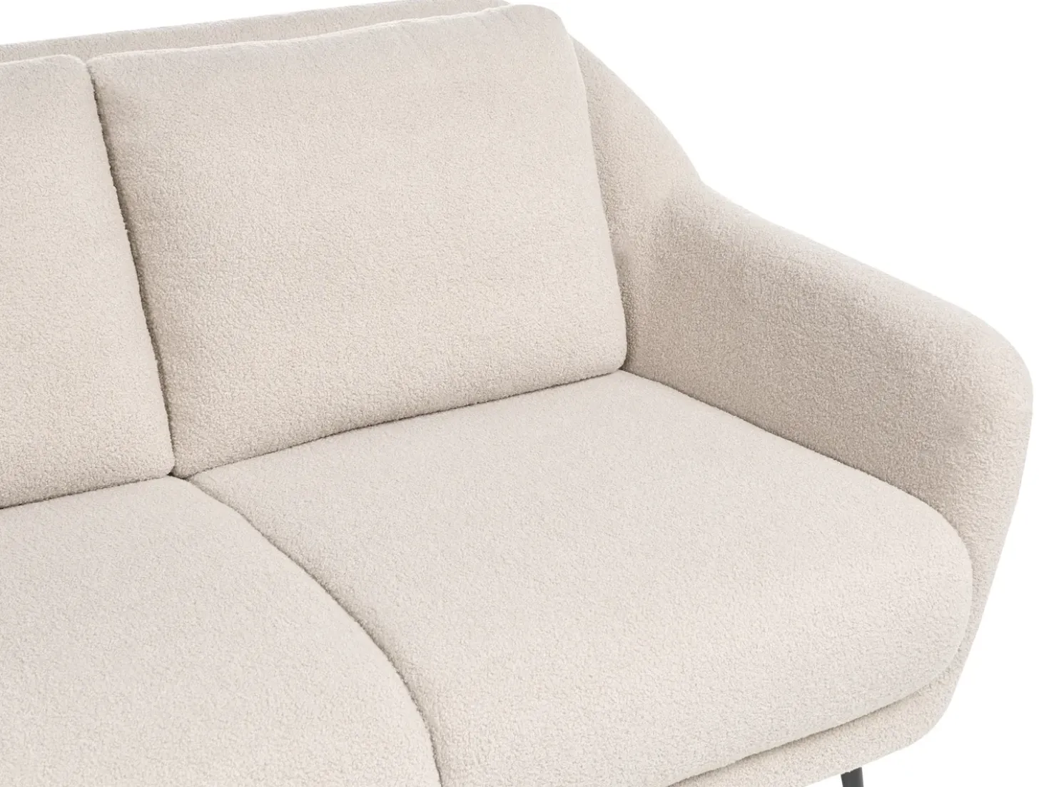 Divano 2 posti EIBY Bouclé Beige