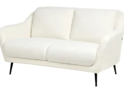 Divano 2 posti EIBY Ciniglia Bianco